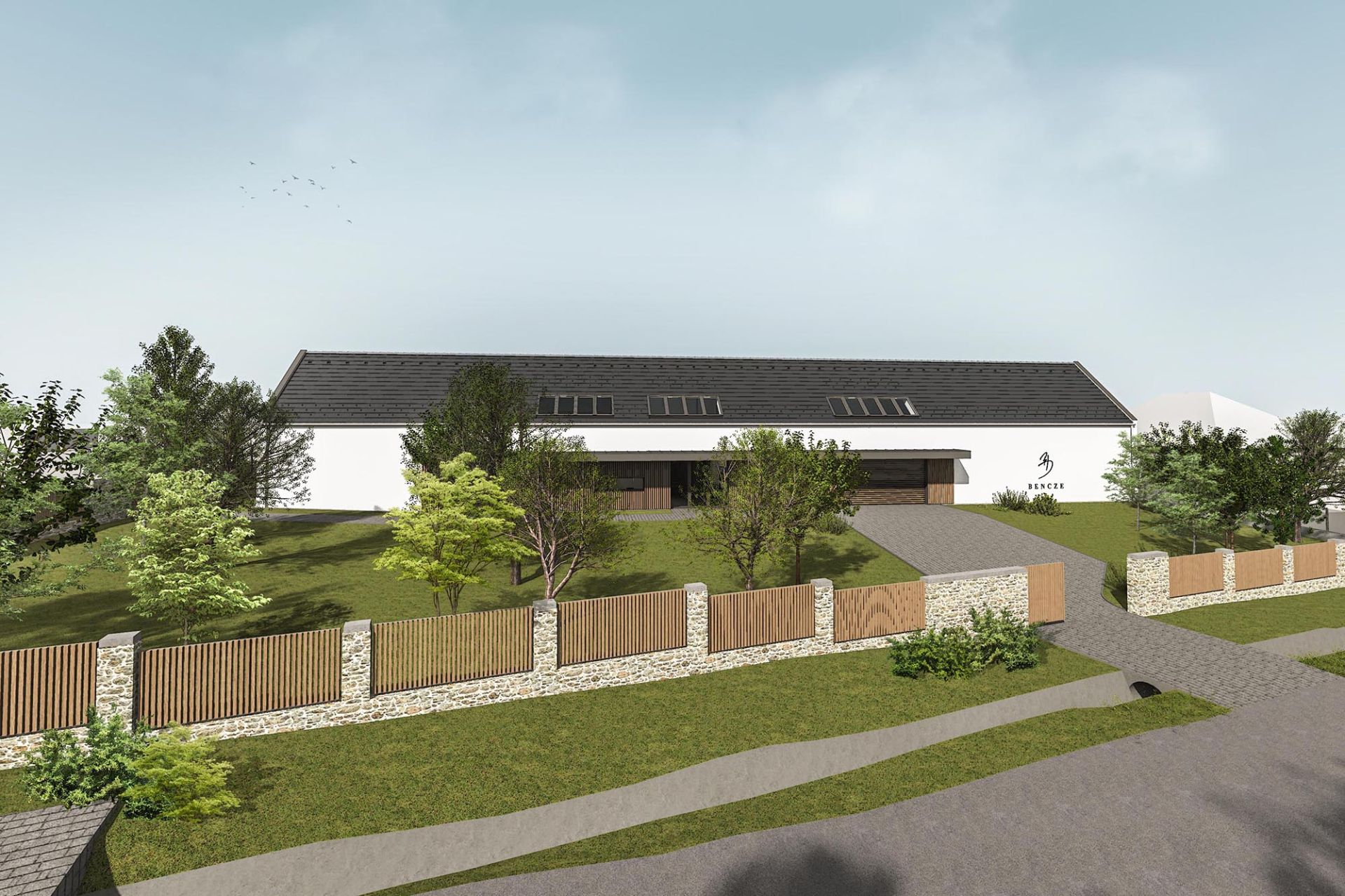 Biodinamic winery building