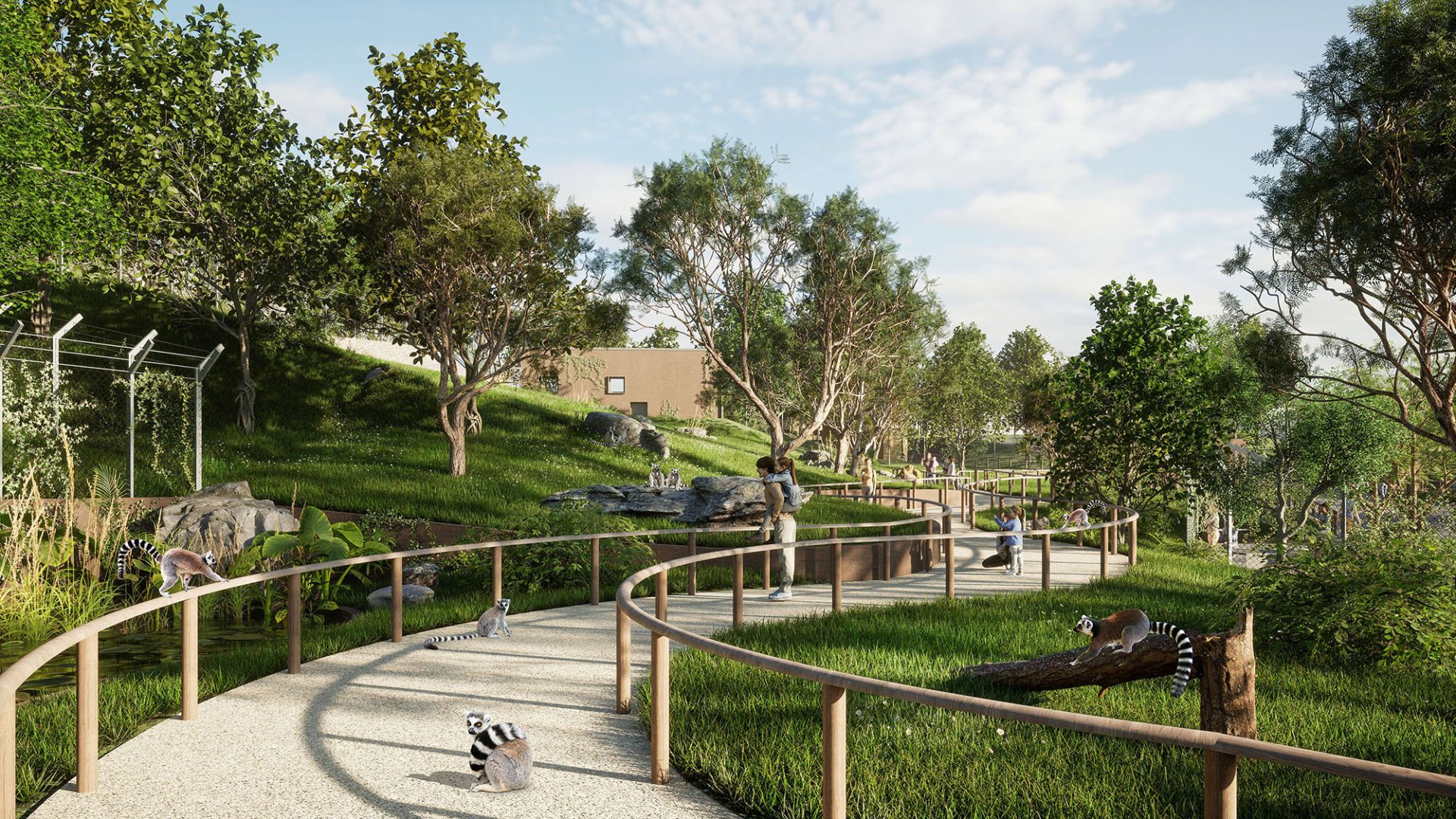 Kistestű főemlős és papagáj bemutató