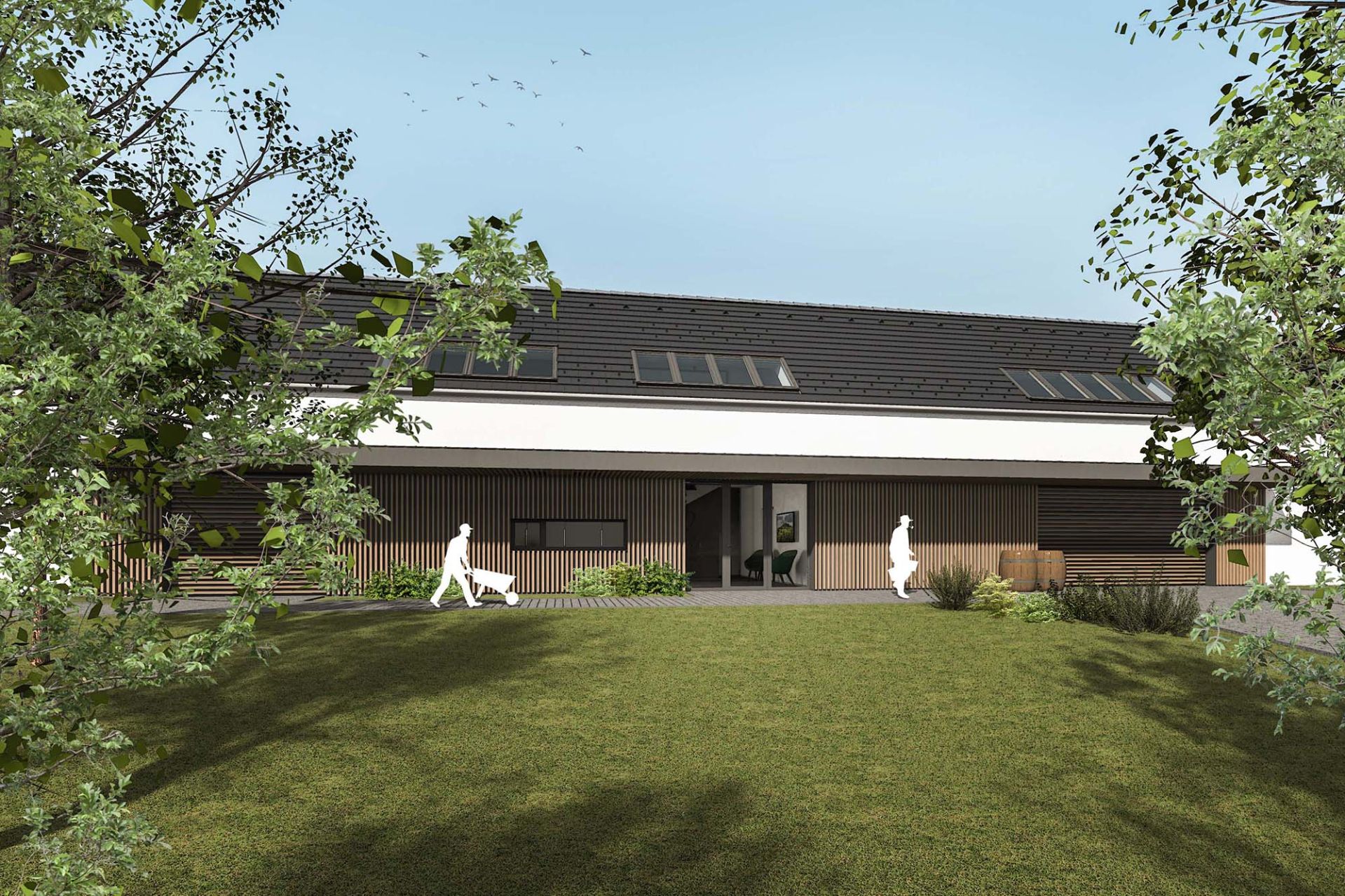 Biodinamic winery building