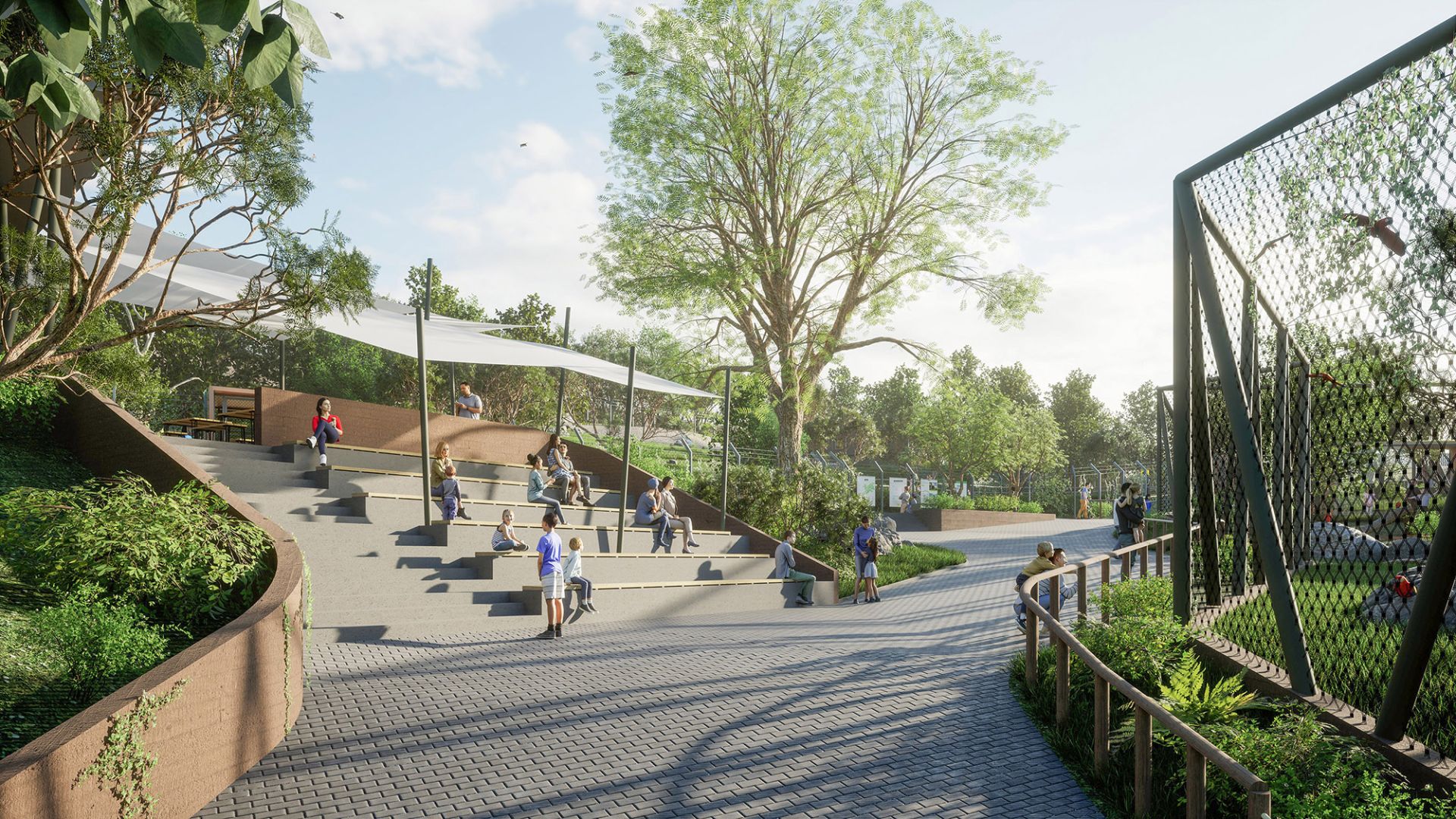 Kistestű főemlős és papagáj bemutató